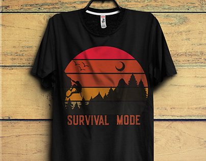 Survival mode t shirt design