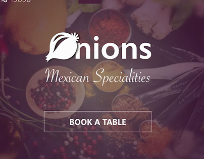 A Restaurant Website, UI | UX Design