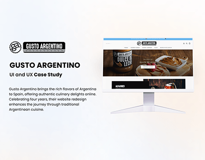 Gusto Argentino Case Study Design in Figma
