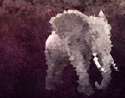 Poster art - Elephant in trixels
