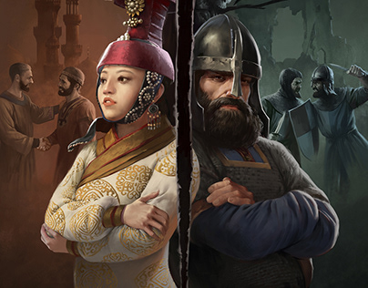Crusader Kings III: Friends & Foes - Key Art