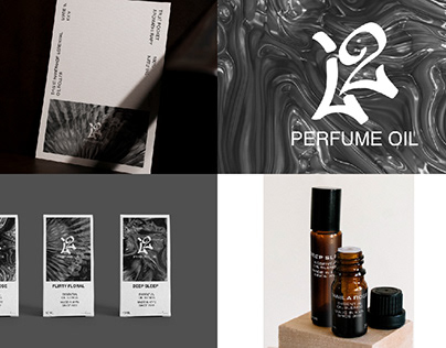 J2 PERFUME OIL Brand Identity Design