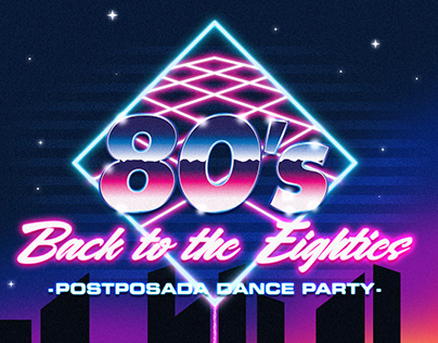80's Party Poster