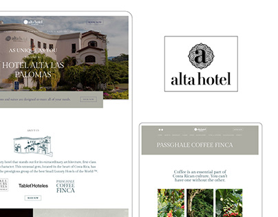 Web desing Hotel Alta las Palomas