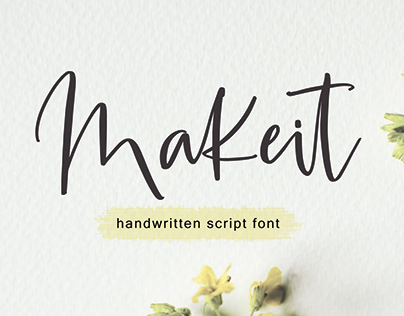 Makeit Handwritten Font
