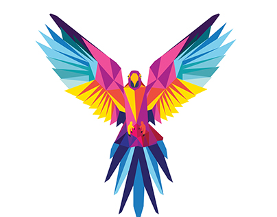 Polygonal Bird Logo