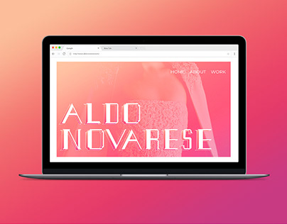 Aldo Novarese Inspired Website
