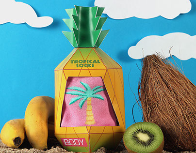 Pineapple Sock Packaging
