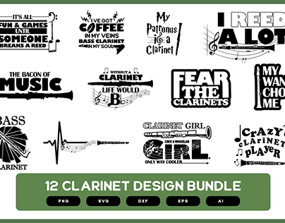 12 Clarinet Shirt Designs | Clarinet | Instrument