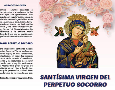 Virgen del Perpetuo Socorro- Díptico