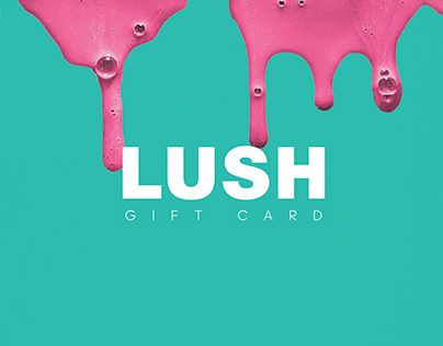 LUSH / Gift cards design