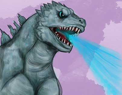 Godzilla Illustration
