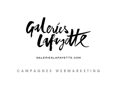 Galeries Lafayette - Campagne webmarketing