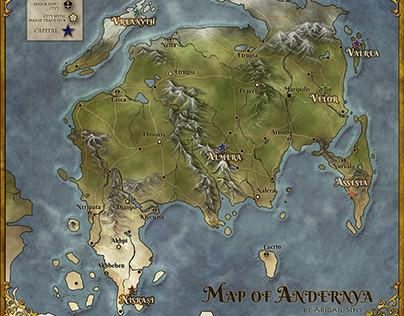 Map of Andernya