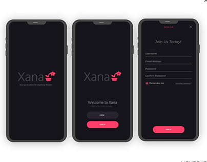 UX case study - Xana app