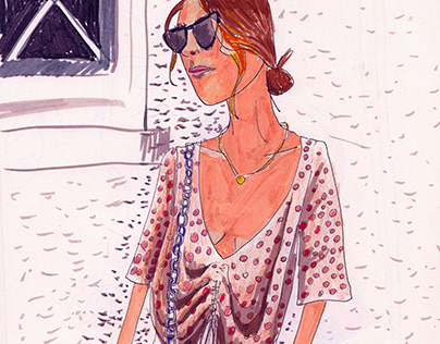 Illustrations for fashion-bloggers