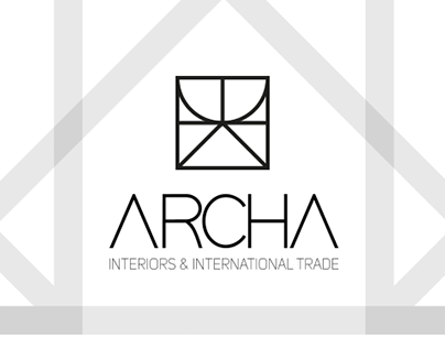 Archa Interiors Logo Design