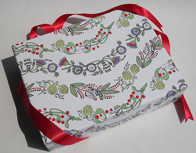 Handkerchief gift box / Mitsukoshi Isetan
