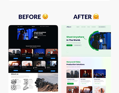 Storyvord - Website Redesign Concept