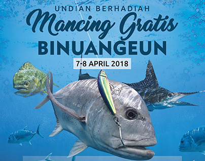 Indonesia Fishing Poster