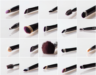 Make-up Brushes Typology Series