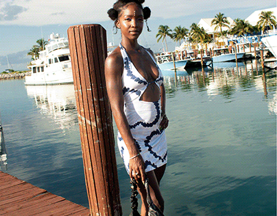 Fashion Photoshoot in West-End Grand Bahama Island