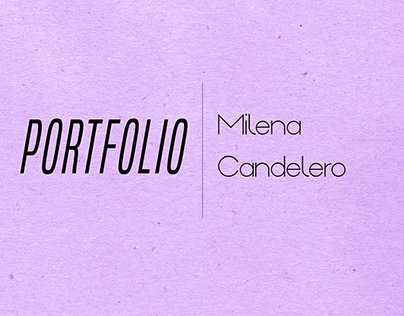 PORTFOLIO Milena Candelero