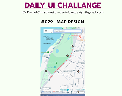 DAILY UI - 029 - MAP DESIGN