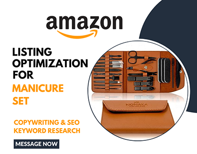 Amazon Listing Optimization For Manicure Set