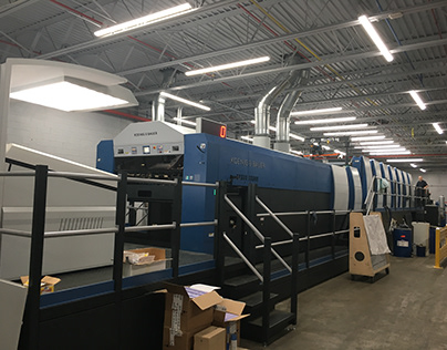 2018 Printing Press Instillation
