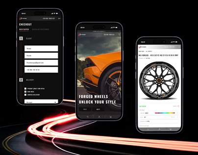 Website design | Ecommerce UI/UX 💛💙 Car wheels store