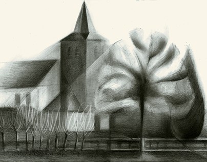 The protestant church at De Ooij, Gelderland
