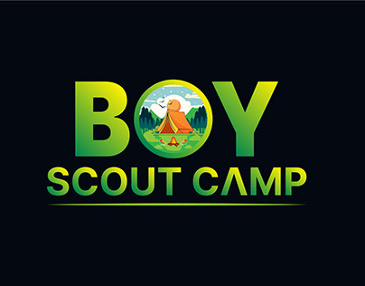Boy scout camp logo