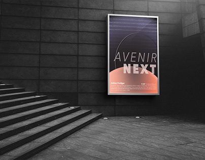 Avenir Next Font Poster