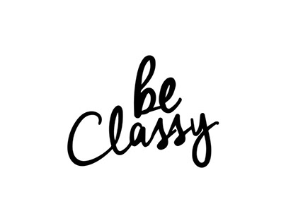 Be Classy Svg