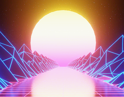 Project thumbnail - Synthwave Animation