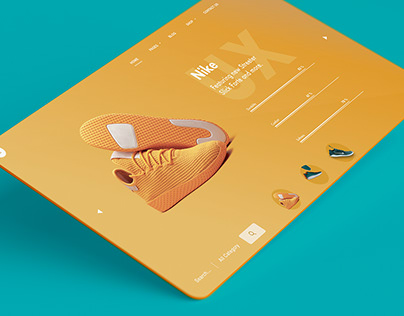 Sports shoe e-commerce UX design