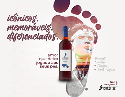 Design de Campanha - Barefoot Fruitscato Wine