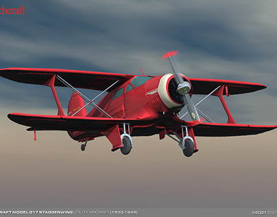 Beechcraft Model G17 Staggerwing Utility Aircraft