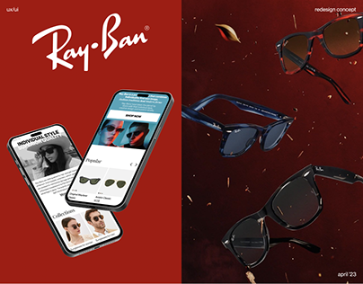 Web design for Ray-Ban