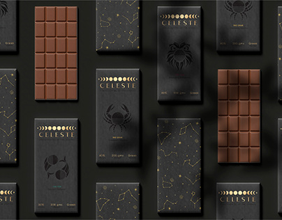 Celeste Chocolate Bars - Branding & Packaging