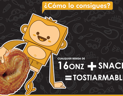 Tosti armables, campaña para Tostao' Cafe & Pan