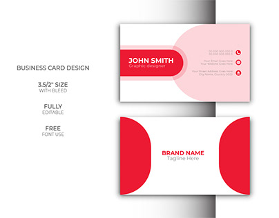 Modern and clean id card design template