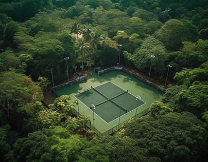 Hidden jungle sport fields