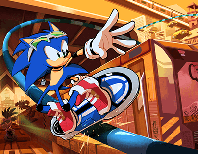 Sonic Riders - Metropolis Speedway