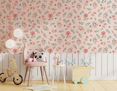 Kids Room Wallpaper - Freelance Project