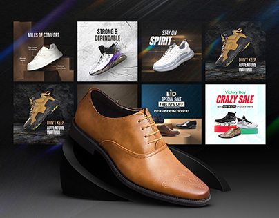 Formal Informal Sandal Shoe social media ads banner