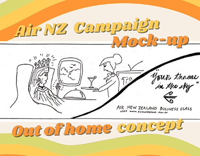 Air NZ Mock-up OOH Concept
