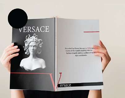 Versace magazine