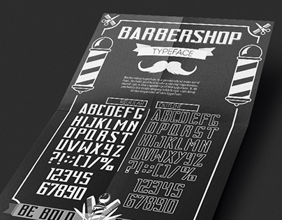 Indonesian Barbershop Typeface